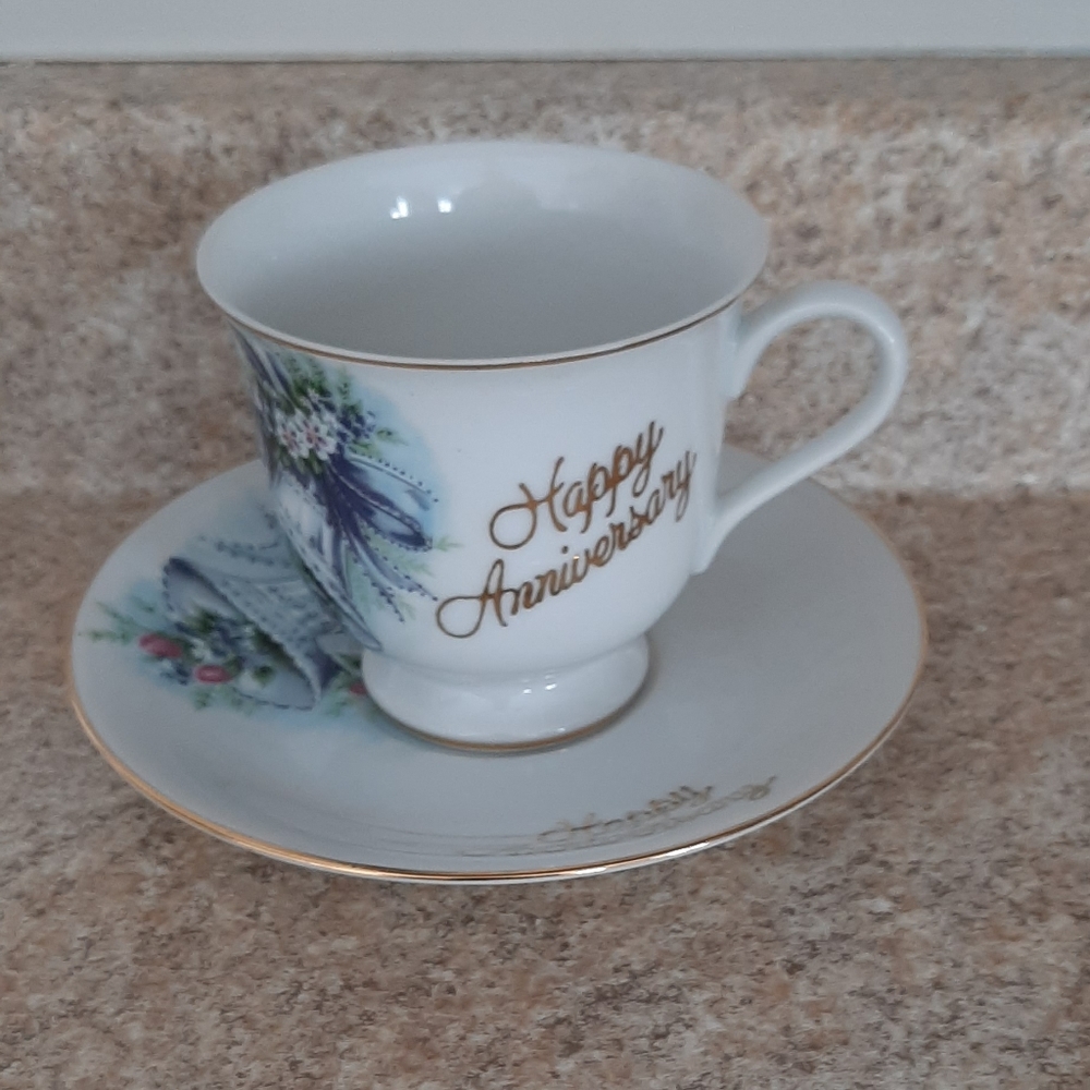Vintage Cup and Saucer Set